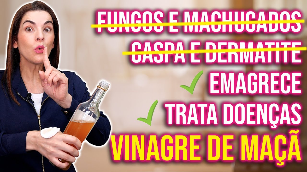 INCRÍVEL para Saúde, Cabelos e Pele ! Use Já o VINAGRE DE MAÇÃ