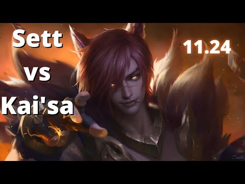 SETT and SWAIN vs KAI'SA  and SONA (BOT) Game | 11.24 | NA