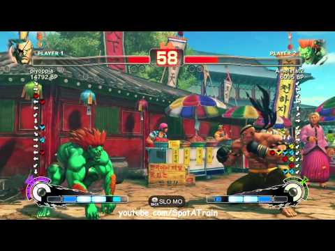 SSF4 - Pie (Sagat) vs. Ameretat2 (Blanka)