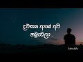 පාළුව රජකරනා Paluwa Rajakarana Sudeera Dilshan Dawasaka Aye Api Hamuwela Lyric