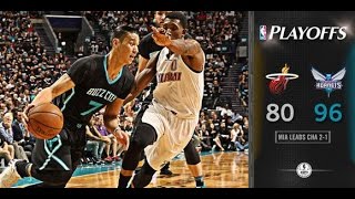 林書豪 Jeremy Lin's Offense & Defense Highlights 2016-04-24 Playoffs R1G3 Heat VS Hornets
