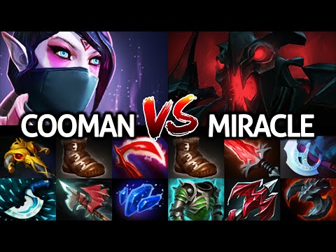 MIRACLE [Shadow Fiend] Full Physical Build VS Master TA Mid Dota 2