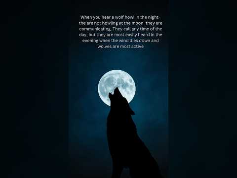 Why Wolf scream at night - Wolf #wolves #wolvesden