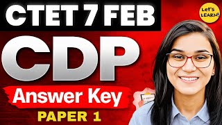 CTET Feb 2026 Answer Key CDP Paper-01 by Himanshi Singh