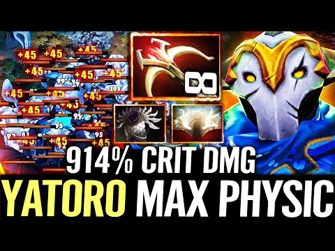 🔥 YATORO Sven Carry 914% CRIT — Bloodthorn Daedalus + God's Strength Max Cleave Carry Dota 2 Pro