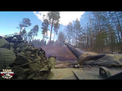 T-72M1 Tank Platoon In Action Front Turret Camera - Full Combat Demonstration Show [1080p50]