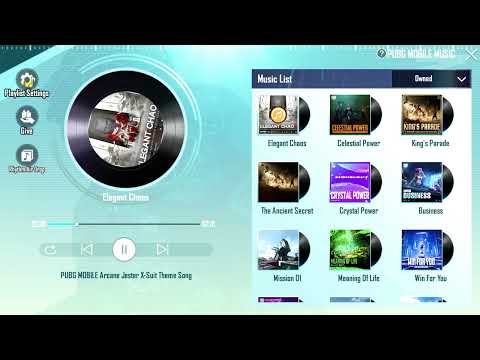 PUBG Mobile Arcane Jester X-Suit Elegant Chaos Theme Song