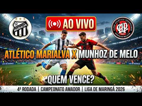ATLÉTICO MARIALVA x MUNHOZ DE MELO - FUTEBOL AO VIVO