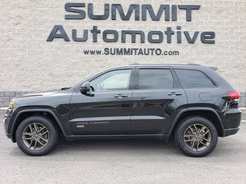 2016 JEEP GRAND CHEROKEE 75TH ANNIVERSARY LAREDO WALK AROUND REVIEW SOLD! 10133  www.SUMMITAUTO.com