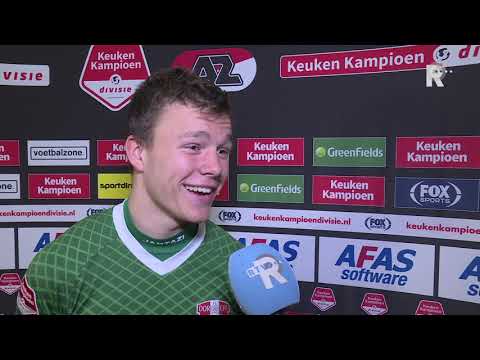 Debutant Bo Breukers: 'Niet verwacht dat ik meteen zou spelen'
