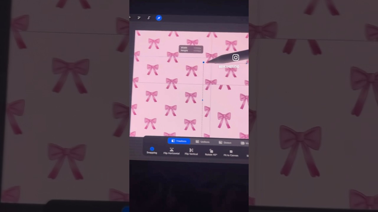 🎀✨💌New cute wallpaper! #youtubeshorts#ipadpro #viral#aesthetic#tutorial#procreate#digitalart#apple