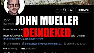 John Mueller Deindexed From Google