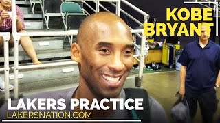 Lakers Training Camp: Kobe Bryant After 1st Scrimmage