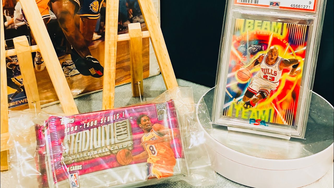 Back Jordan Hunting with 6x Hobby Packs of 1998 Topps Stadium Club! One of a Kind? Triumvirate? 🐐📸