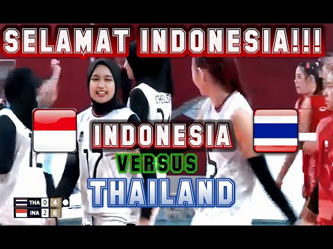 INDONESIA 🏐 vs THAILAND | U18 Girls Volleyball Bahrain 2025