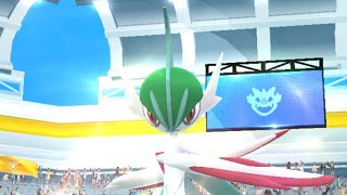 Battling Mega Gallade