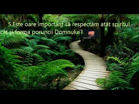 D.C. -  pag.  153 - 5. Este oare important să respectăm atât spiritul cât şi forma poruncii Domnului
