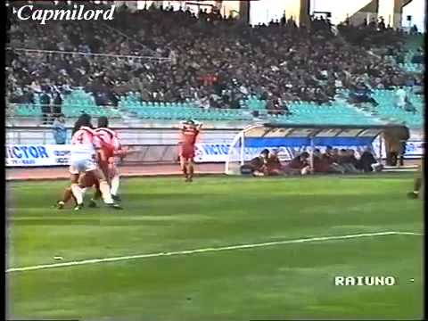 Archivio Bari Calcio - Bari-Roma 2-1 1991-1992 Voeller,Platt,Platt