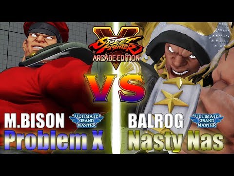 SFV AE 👊🏻 Problem X (M.Bison) vs Nasty Nas (Balrog) [Season 4]