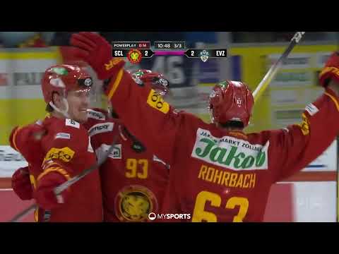 Game Highlights: SCL Tigers vs EVZ 3:2 OT