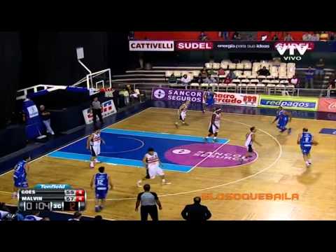 #LUB: Bandejas pasadas de Martinez y Fitipaldo. Malvin 85-80 Goes