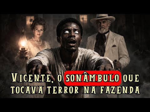 Minas Gerais, 1749: Vicente, o Escravo Sonâmbulo que tocava o Terror na Fazenda...