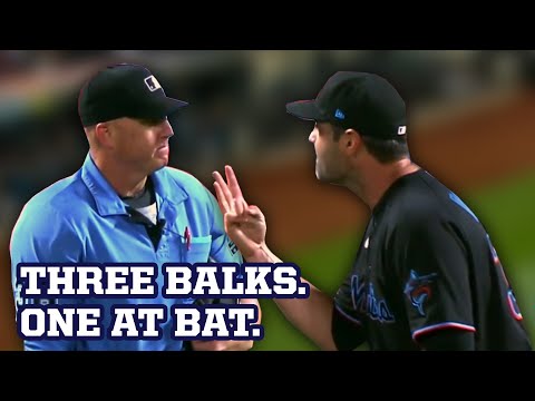 Three balks lead to a run, a breakdown