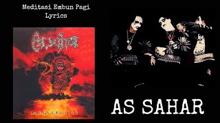Download lagu AS SAHAR : Meditasi Embun Pagi Lyrics mp3