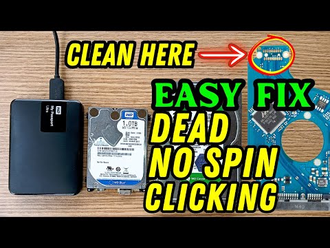 Fixing A Dead Hard Drive | External Hard Drive | Hard Disk Not Detected | Hard Drive Click Of Death