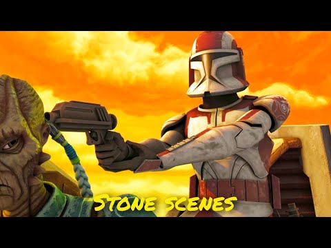 All Commander Stone scenes - The Clone Wars