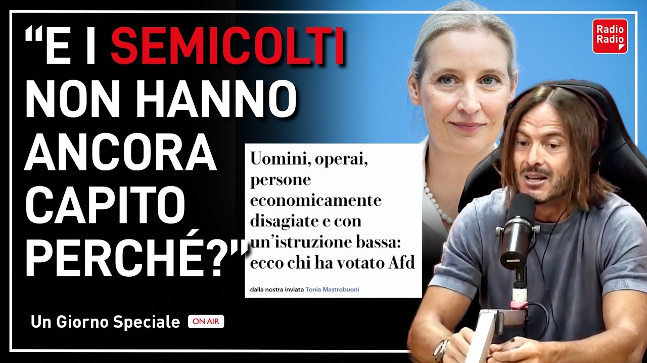 "GLI OPERAI VOTANO AFD? I SACCENTONI NON SI STUPISCANO: VI DICO IO COS'È SUCCESSO" | Giorgio Bianchi