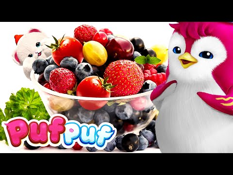 Colaj Muzical de 1 Oră: Învățăm Culorile și Fructele cu Puf Puf 🎨🍎 | Cântece Vesele și Educaționale