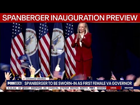 Spanberger to be sworn-in as first female Virginia governor