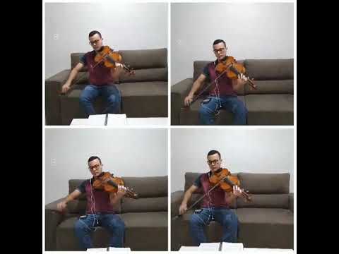 Hino 299 (Em nome de Jesus) CCB - Tocado as 4 vozes na VIOLA CLÁSSICA