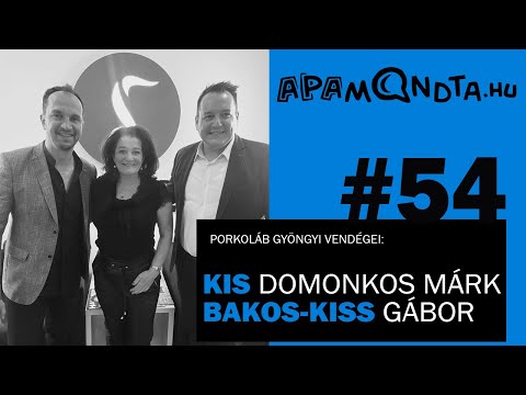 #54 apamondta.hu Kis Domonkos Márkkal és Bakos-Kiss Gáborral
