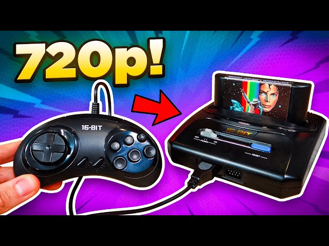 Vídeo relacionado con Kaico Sega Megadrive - Adaptador HDMI 1080p - para Uso con Sega Genesis - Soporta Salida de Video S - Soporta Consolas PAL y NTSC - Interruptor de relación de Aspecto para 16:9 o 4:3