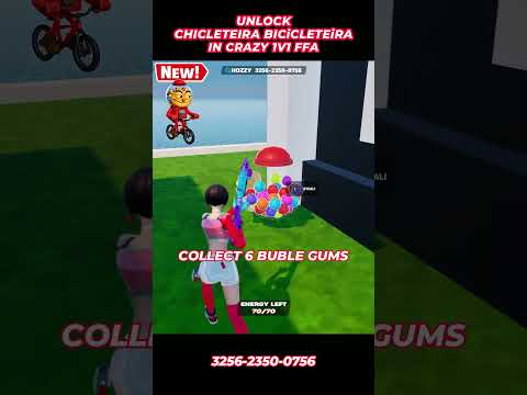 CHiCLETEiRA BiCiCLETEiRA IN CRAZY 1V1 FFA All Guns & Rides FORTNITE MAP #shorts  #fortnitecreative