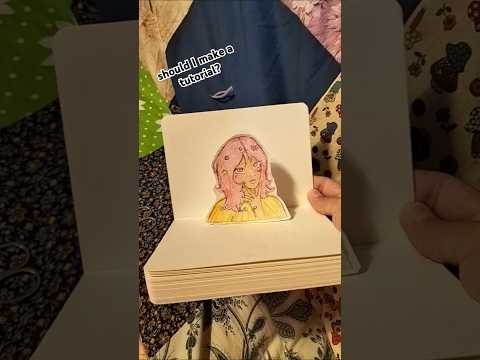 Making a pop up book! #shorts#fyp#fy#popup#book#tutorial#shouldi#foryoupage#viral#viralシ#fup#fypage
