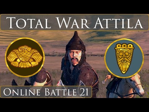 Total War Attila Online Battle 21 Huns vs Langobards