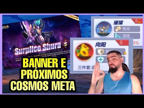 Novos Cosmos Meta Lançado? Banner Shura Sapuri. Novidades do Chinês - Saint Seiya Awakening