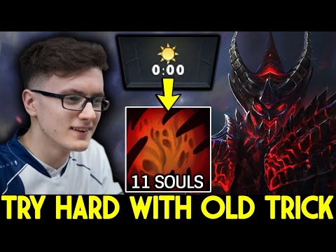 MIRACLE [Shadow Fiend] Try Hard Old Trick with 11 Soul Before 0:00 Dota 2