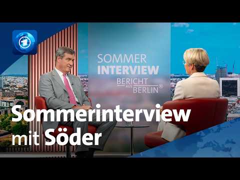 Video Thumbnail: ARD-Sommerinterview mit Markus Söder