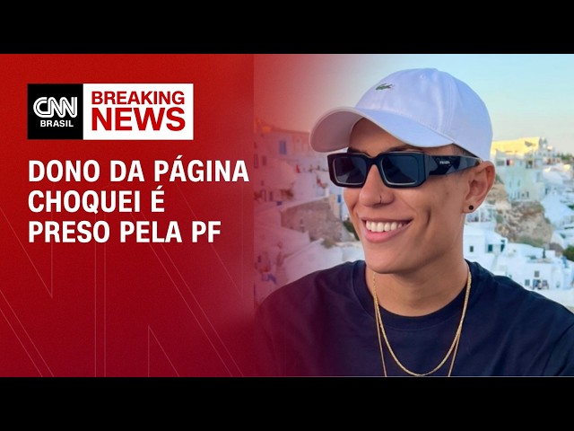 Criador da Choquei é preso em operação que prendeu MC Ryan SP e Poze | CNN NOVO DIA