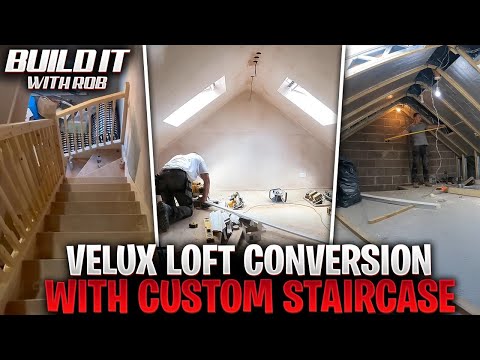 Velux Loft Conversion With Custom Staircase | 3-Week Transformation