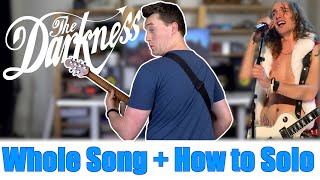 How to Play: The Darkness Growing on me (whole song  + how to solo)