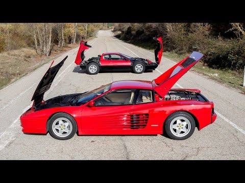 Comparativa Ferrari Testarossa Vs. 512 BB (Vídeo 1)