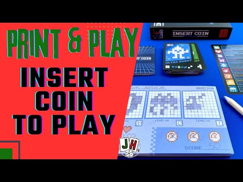 Insert Coin to Play - Print and Play - Joquinhos Hard