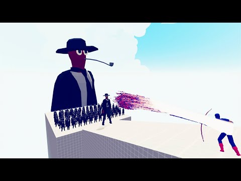 100x OPPENHEIMER+ 1x GIANT OPPENHEIMER vs 2x EVERY GODS - Totally Accurate Battle Simulator TABS
