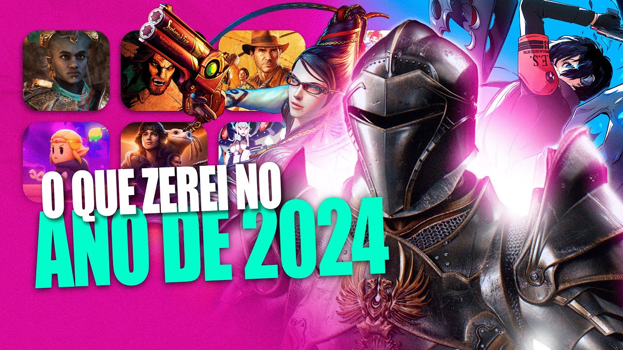 VOCÊ PRECISA JOGAR ESSES GAMES!! | TODOS os jogos que ZEREI em 2024