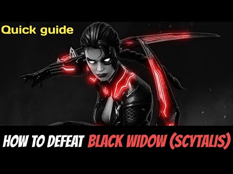 How to defeat Black widow Scytalis easily| Quick guide| - Marvel Contest of Champions